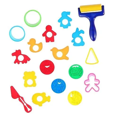Produktbild: Vaguelly 18 STK Werkzeugform Kinderspielzeug Plastilin-Spielzeug-kit Plastilin-Werkzeug Tierisches Spielzeug Kinder Spielset Kinderton Sandförmchen Für Kleinkinder Plastilin-Formen Plastik