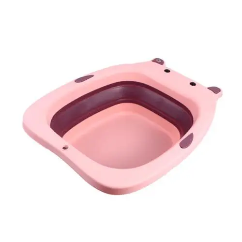 Produktbild: Vaguelly 1Stk Waschbecken Friseurmatten für Haarschneidemaschinen zusammenklappbare geschirrpfanne Babybadewanne portable bathtub aufblasbare badewanne für kleinkinder kinder badewanne tpe