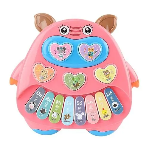 Produktbild: Vaguelly 1Stk elektronische Orgel Kinderspielzeug -Xylophon kinderinstrumente Kinder musikinstrumente Musikspielzeug für Babys Spielzeug für Musikinstrumente Elektronisches Bauteil Rosa