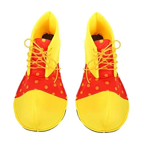 Produktbild: Vaguelly Halloween Kostüme Herren Clown Schuhe Große Clown Anziehschuhe für Halloween Party Cosplay