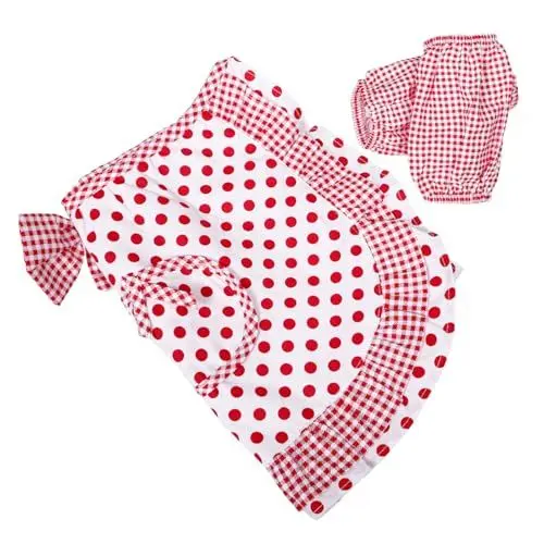 Produktbild: Vaguelly Dünne Schürze Für Jungen Und Mädchen Baumwolle Für Babys Und Kleinkinder Kochschürze Mit Taschen Malkittel Für Mädchen Wendbar Leicht Zu Tragen Wiederverwendbar