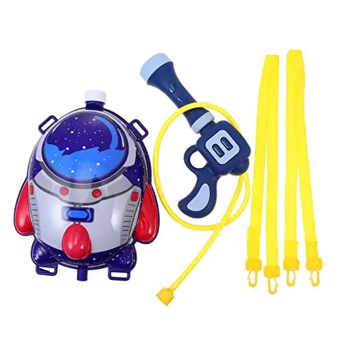 Produktbild: Vaguelly 1 Satz Cartoon-Wasserpistole Wasser Rucksack Kinderspielzeug Rucksack für den Strand Kinder wasserspielzeug kinderwasserspielzeuge Pool-Wasserspielzeug Rucksack Wasser Plastik Blue