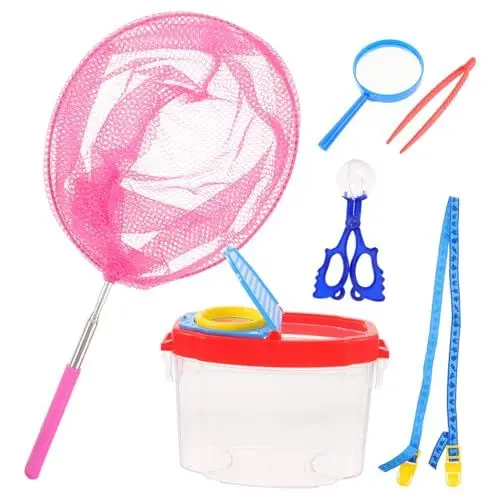 Produktbild: Vaguelly 1 Satz Insektenfallen-Set Entdeckerset für Kinder Kinderspielzeug Insektenfänger für Kinder Outdoor-Insekten-Sammelset draussen einstellen Sammelbox Suite Insektenkiste Plastik