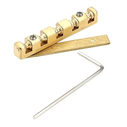 Produktbild: Vaguelly Saitenmutter-ersatz Für Saiteninstrumente Obermutter Aus Messing Für Bass Robust Leicht
