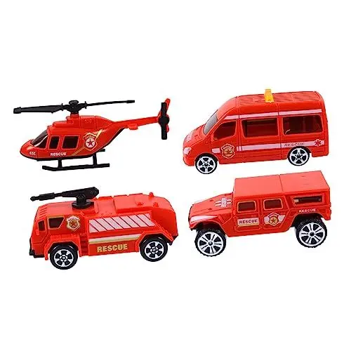 Produktbild: Vaguelly 1 Satz Spielzeugauto Spielzeug für Kinderfahrzeuge Kindergeschenk kleine Baufahrzeuge Kinder Roller Kinder Tretroller Toy car Fahrzeugmodell kleines baufahrzeug Spielzeug Abs rot