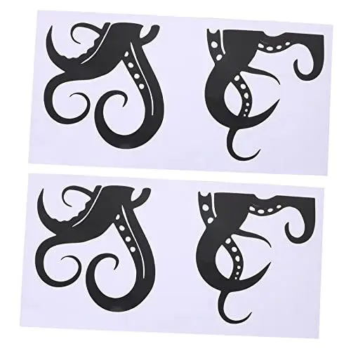 Produktbild: Vaguelly 1 Satz Wandaufkleber Set Selbstklebend Langlebig Lustige Badezimmer Toilette Dekoration Halloween Party Fotorequisite 2blätter