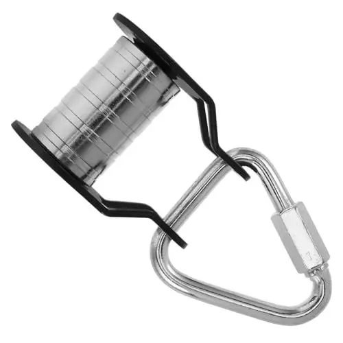 Produktbild: Vaguelly 1 Set Hochleistungs Zipline Pulley Kit Für Slackline Zubehör Für Klettern Im Freien Robustes Seilbahn Roller Set Für Den Garten Ideal Für Outdoor Spielplatzspaß