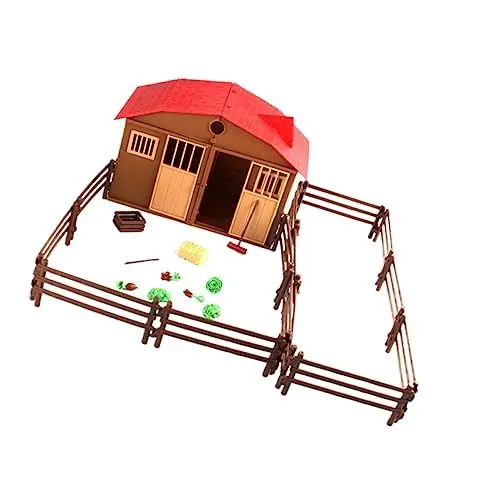 Produktbild: Vaguelly 1 Set Kinder Bauernhof Spielset Spielzeug Kinder Bauernhof Modell Spielzeug Bauernhof Szene Spielzeug DIY Bauernhof Spielset Bauernhof Szene Spielset Bauernhof Szene Modell