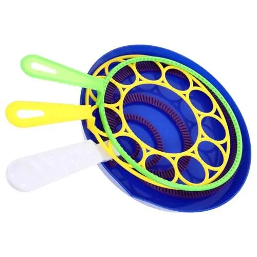 Produktbild: Vaguelly für Jungen und Mädchen Seifenblasenmacher-gebläse Seifenblasenstäbe-Set Seifenblasenmacher Seifenblasenstäbe Seifenblasengebläse Seifenblasenmacher 4-TLG. in Zufälligen Farben