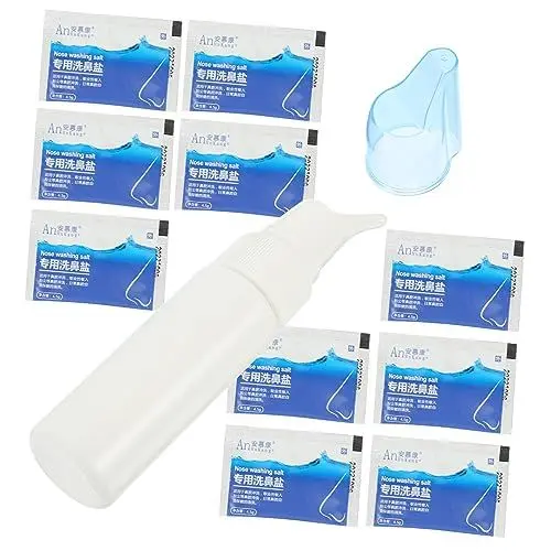 Produktbild: Vaguelly 1 Stk Flasche mit Nasenspray nasenspray nasenspülung Nasenspüler Nasensauger kunststoffreiniger langlebige Nasendusche Nasenreiniger Werkzeug Sport Weiß