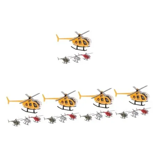 Produktbild: Vaguelly 20 STK Flugzeugmodell Für Kinder Mikro Jungenspielzeug Hubschrauber Miniatur Spielzeug Für Kinder Kinderhandwerk Kinderspielzeug Schrankdekoration Flugzeugverzierung Legierung