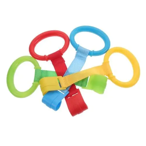 Produktbild: Vaguelly 20 Stk Griffring Für Kinderbett Laufgitter-zugring -laufstall Laufring Für Kleinkinder Ring Zum Aufhängen Für Babybetten Laufstall Für Babys Und Kleinkinder Babybettzug Plastik