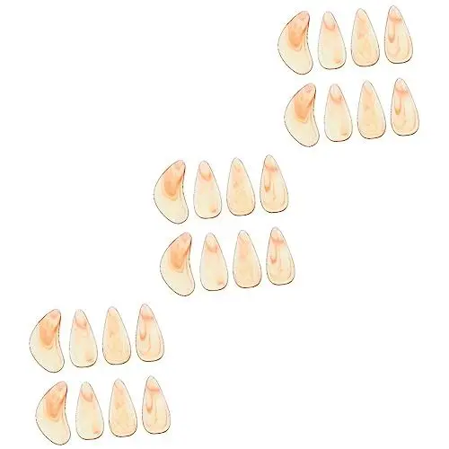 Produktbild: Vaguelly 3 Sets Nägel Abs-material Handpolierte Runde Kanten Für Spieler 8 Stück * 3