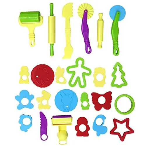Produktbild: Vaguelly 24 Stück DIY Tonformen Tonform Spielzeug Ton Für Kinder Lernspielzeug Knetmasse Spielzeug Kinder Tonspielzeug Werkzeuge Tonschneider Spielzeug Knetmasse Für Rollen Spielform
