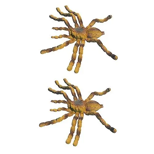 Produktbild: Vaguelly 2St Modell eines Insektenexemplars Simulationsspinnenmodell pädagogisches Spinnenmodell hühner Spielzeug Pädagogisches Spielzeug PVC-Vogelspinne-Spielzeug PVC-Spinnenmodell