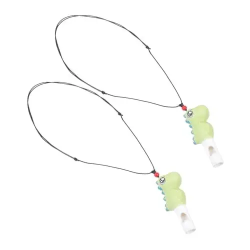 Produktbild: Vaguelly 2 Stück Keramik Dinosaurierpfeife Kreative Pfeife Kinderpfeife Lustige Pfeife Party Requisite Pfeife Kinder Dinosaurier Design Pfeifenspielzeug