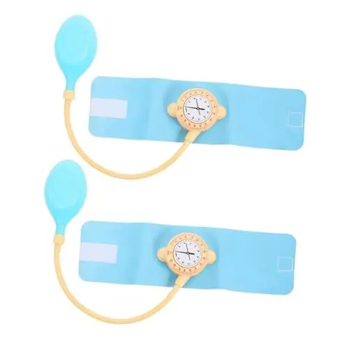 Produktbild: Vaguelly 2st Arzt Spielzeug Arztkoffer Spielen Arztspielzeug Für Kinder Realistisch Spielspielzeug Vorgeben Arztmodell Mädchen Spielzeug Miniatursachen Kinderarzt Spielset Sky-Blue Plastik