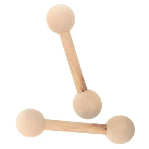 Produktbild: Vaguelly Hantelspielzeug-Set Aus Holz Für Jungen Und Mädchen Trainingsgeräte Für Kleinkinder Handgewichte Fördert Die Körperliche Entwicklung