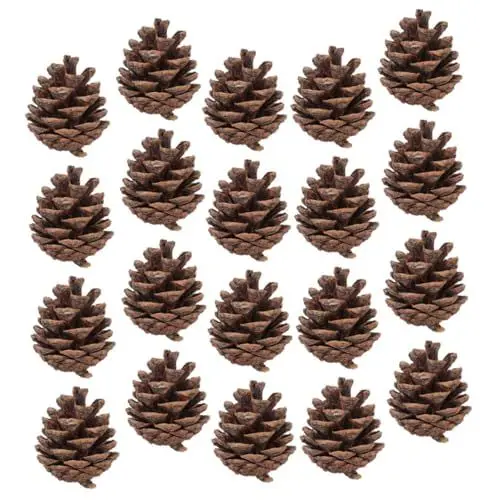 Produktbild: Vaguelly 30stücke Teiliges Natürlicher Kiefernzapfen Weihnachtsbaum-Dekoration -bastelmaterial Für Tischdekoration Festtags-schmuck Aromatisierte Raumgestaltung