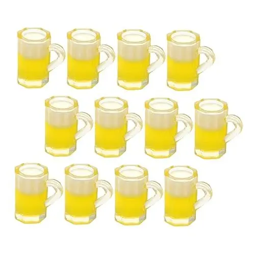 Produktbild: Vaguelly 36stücke Mini Bierkrüge Dekorative Miniatur Bierbecher Für Mini Häuser Puppenhaus Zubehör Langlebig Und Vielseitig Einsetzbar Für Kreative Wohnraumgestaltung