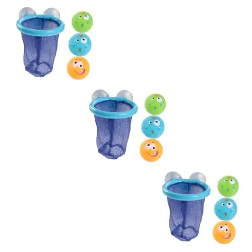 Produktbild: Vaguelly 3St Kinderspielzeug Badewannenkugel Spielzeug Badewannenspielzeug für Kinder Spielzeuge Badespielzeug für Kinder Badewannen-Sprühspielzeug interaktives Spielzeug Puzzle schießen