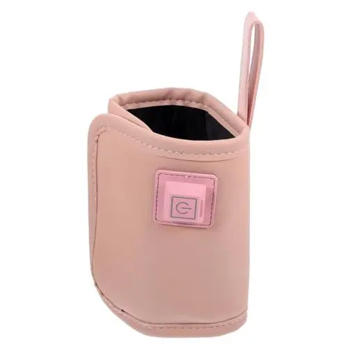 Produktbild: Vaguelly 3 Sätze Flaschenwärmer Isolierhülse Für Flaschen Wärmere Thermotasche Multifunktionale Wärmetasche Kaninchen Füttern Auto Heizbecher Plüsch Heizung Pu Neugeboren Thermoskanne Rosa