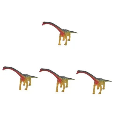 Produktbild: Vaguelly 4 Stück Brachiosaurus-simulationsmodell Party-Dinosaurier-Spielzeug Kognitives Dinosauriermodell Dinosaurierspielzeug Für Kinder Dinosaurier-Statue Für Die Dekoration Plastik