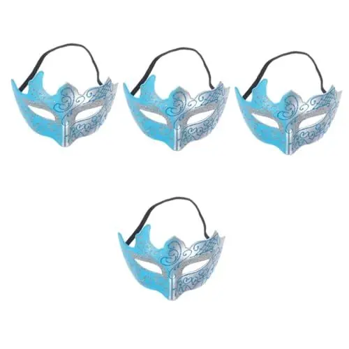 Produktbild: Vaguelly 4 Stücke Halloween Maskerade Maske Männer Cosplay Party Prop Dekorative Halb Maske Für Frauen