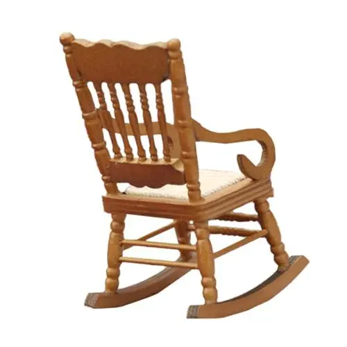 Produktbild: Vaguelly 5 Stück Schaukelstuhl Möbel Winziger Stuhl Kleiner Stuhl Modell Kleiner Puppenhaus Stuhl Mini Puppenhaus Möbel Mini Stuhl Modell Mini Puppenhaus Möbel Winziger Puppenhaus