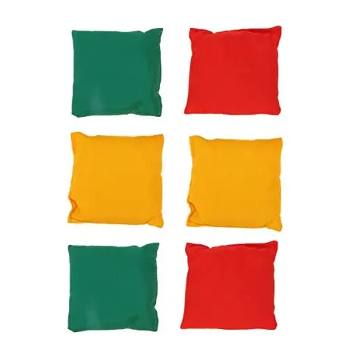 Produktbild: Vaguelly 6St klassischer Jonglier-Sandsack Spiel mit Jonglierbällen Sandsackspielzeug Sitzsack-Wurfspiel Spiel mit Sandsäcken -Spiel Spielzeug für Kinder kinderspielzeug Garden Toy