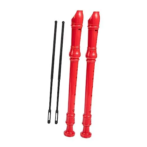 Produktbild: Vaguelly 6 Sätze Diskantflöte Kazoo Für Blockflöte Sopranino Kinder Sopranblockflöte Flöteninstrument Blockflöteninstrumente Sopran Diskant Anfänger Sopranblockflöte Student Pvc Dur