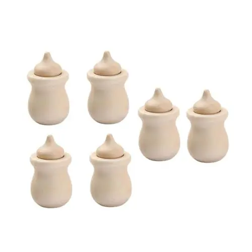 Produktbild: Vaguelly Acorn Kit 6 Set Kreative Holz Handwerk Kinder Farbe Spielzeug Graffiti Malerei Set