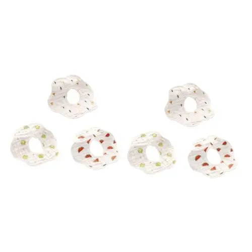 Produktbild: Vaguelly 6 Stk Baby-Lätzchen kinderlätzchen baby bibs latzerl für baby babylätzen Anti-Schmutz-Lätzchen komfortable Babyausstattung drehbar Lieferungen neugeboren 8 Lagen Gaze