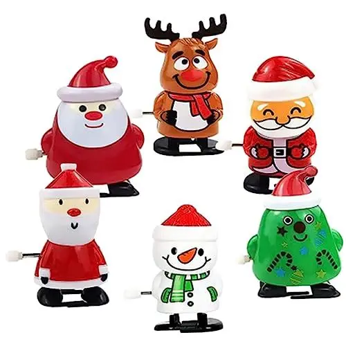Produktbild: Vaguelly 6 Stück Aufziehspielzeug Für Weihnachten Lustige Kreativspielzeuge Ganze Familie Perfekt Für Partys Und Festlichkeiten