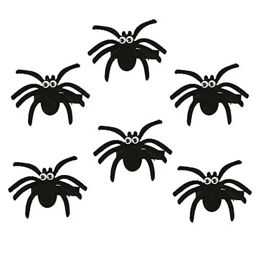 Produktbild: Vaguelly 6 Stück Halloween Haarspangen Mit Lustigen Spinnen Designs Haarschmuck Für Und Erwachsene Perfekte Party Requisiten Und Accessoires Für Die Gruseligste Zeit Des Jahres
