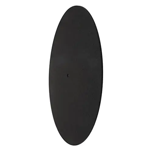 Produktbild: Vaguelly Schallplatten-schutzmatte 12 Zoll Plattenspieler-pad Schwarzer Filz Plattenspielermatte Vinyl-schallplattenmatte – – Absorption