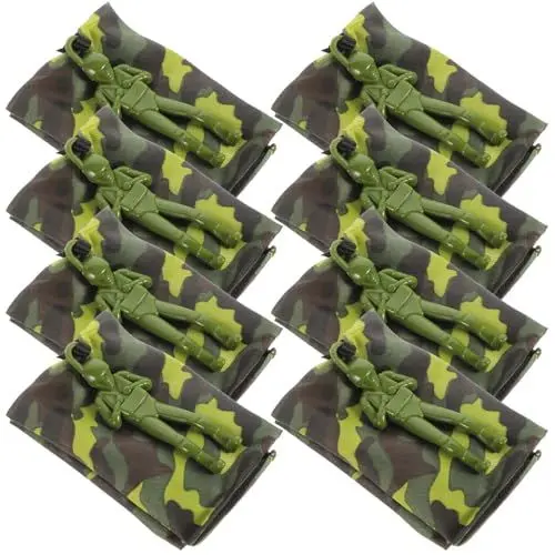 Produktbild: Vaguelly 8St Handwurf-Fallschirm Fallschirm für Kinder Spielzeugfallschirm werfen outdoorspielzeug Outdoor Spielzeug flytoy Tarn-Fallschirmspielzeug Fallschirm Spielzeug Stoff Camouflage