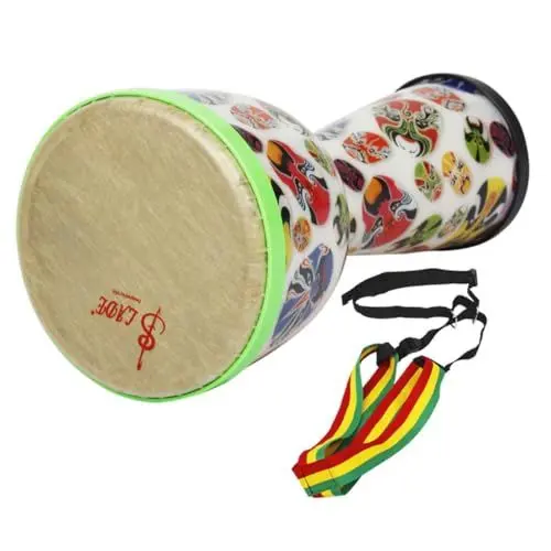 Produktbild: Vaguelly 8 Zoll Afrikanische Trommel Für Kinder Afrikanische Trommel Kleine Trommel Für Kinder Djembe Trommeln Afrikanische Percussion Trommel Für Kinder Handtrommel Percussion