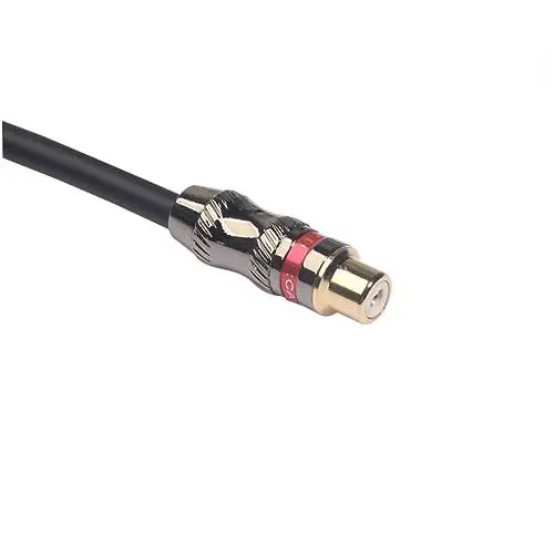 Produktbild: Vaguelly Audioverbindungskabel Für Lautsprecher Audioverbindungskabel Für Verstärker Stecker-zu-stecker-stereo-audiokabel Adapter Cinch-buchse Auf Xlr-buchse Black