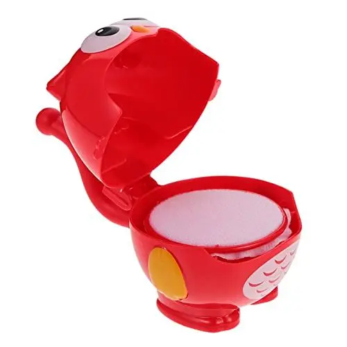 Produktbild: Vaguelly Blasenmacher Cartoon-blasenhersteller Badespielzeug Für Kinder Seifenblasenmaschine Spielzeug Zum Herstellen Von Seifenblasen Outdoor-Spielzeug Für Kinder Blasen Machen Plastik Rot