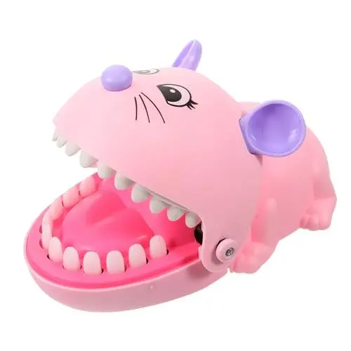 Produktbild: Vaguelly Fingerbeißspielzeug für Kinder Haifischzähne-Spiel Party-Zähne-Spiel Kinderspielzeug Tischläufer Geschenke für kleine Geschenke Zähne Spielzeug lustiges Zahnspiel Weihnachten