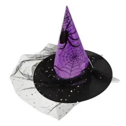 Produktbild: Vaguelly Halloween Hexenhut Halloween Dekorationen Geschmeidiger Hexenhut Anziehhut Halloween Partyhut Party Hexenhut Halloween Foto Requisite Zaubererhut Hexenkopfbedeckung