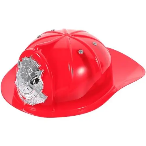 Produktbild: Junge Mädchen Feuerwehrhelm Aus Kunststoff Cosplay Feuerwehrmann Zubehör Für Geburtstagsfeiern Schulaktivitäten Und Verkleidungspartys Langlebig Und Detailreich