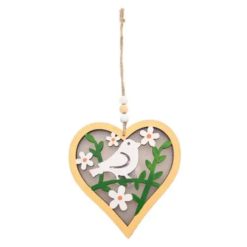 Produktbild: Vaguelly Holz Osterbaum Schmuck Zum Aufhängen Osterschmuck Dekorative Anhänger Für Innen Fensterdekoration Mit Exquisitem Design