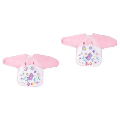 Produktbild: Vaguelly 2-teiliges Kinderkittel-set Eva-ärmel Malschürze Einfach Zu Verwenden Für Jungen Und Mädchen