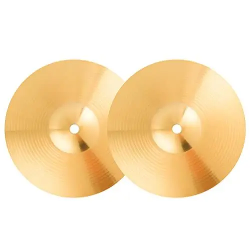 Produktbild: Vaguelly Lieferungen Schlagzeug Schlagzeugbecken Für Anfänger Jazz-Drum- 2 Traditioneller Finish-Messing-Drum-Jazz-Drum-Ersatz für Drum- Traditionelles Trommelbecken Cajon