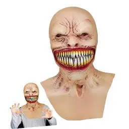 Produktbild: Vaguelly Maskenkopfschmuck Halloween-Zombie Monster-Vollkopfmaske Zombie-Maske halloween dekoration halloween-dekoration kostüme Halloween-Maske Photo Booth Requisiten lustig Emulsion