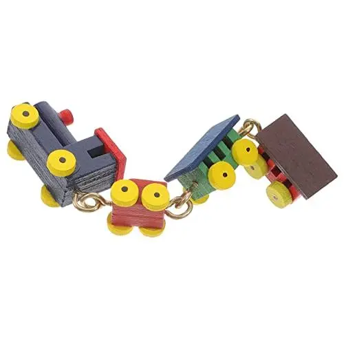 Produktbild: Vaguelly Puppenhaus Zug Traditioneller Mini Zug Spielzeugeisenbahn Modell Für Kinder Mini Holzzug Kreative Zug Dekoration Puppenhaus Zubehör Puppenhaus Verzierung Heimdekoration