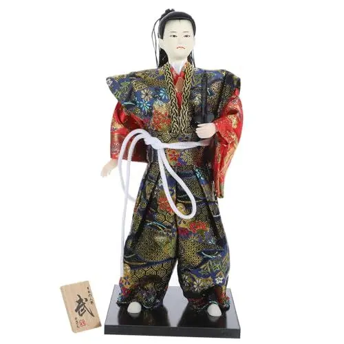 Produktbild: Vaguelly Samurai-Puppe Japanische Dekoration Kunstwerk Für Tisch Und Zuhause Traditionelles Handwerk Authentisches Japanisches Design Für Stilvolle Inneneinrichtung