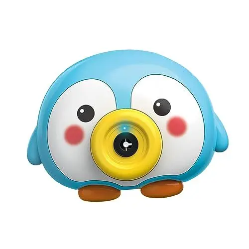 Produktbild: Vaguelly Seifenblasenmaschine Für Kinder Blasenmacher Spielzeug Seifenblasenmaschine Spielzeug Pinguin-blasenmacher Blue